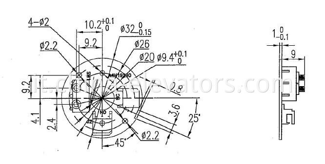 BAS10B / A4N19290 Key Switch